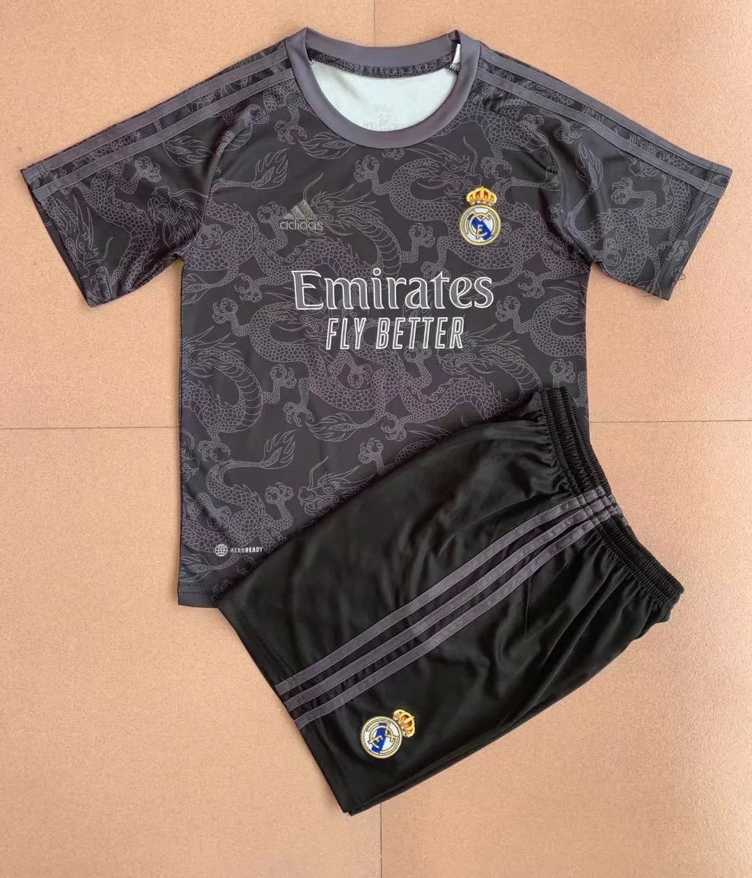 Kids-Real Madrid 22/23 Special Black Soccer Jersey